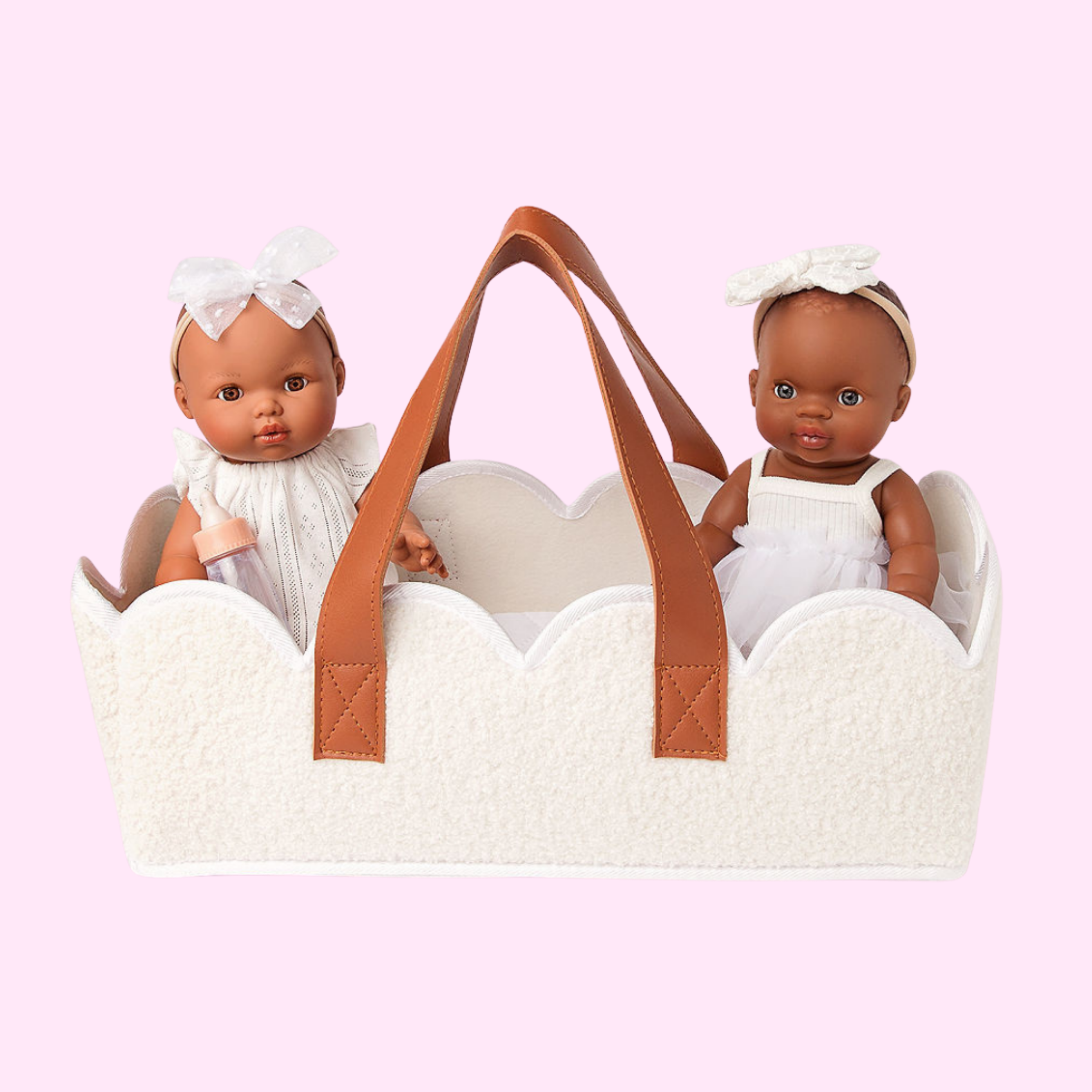 Scallop Doll Bassinet - Nicci & Lu