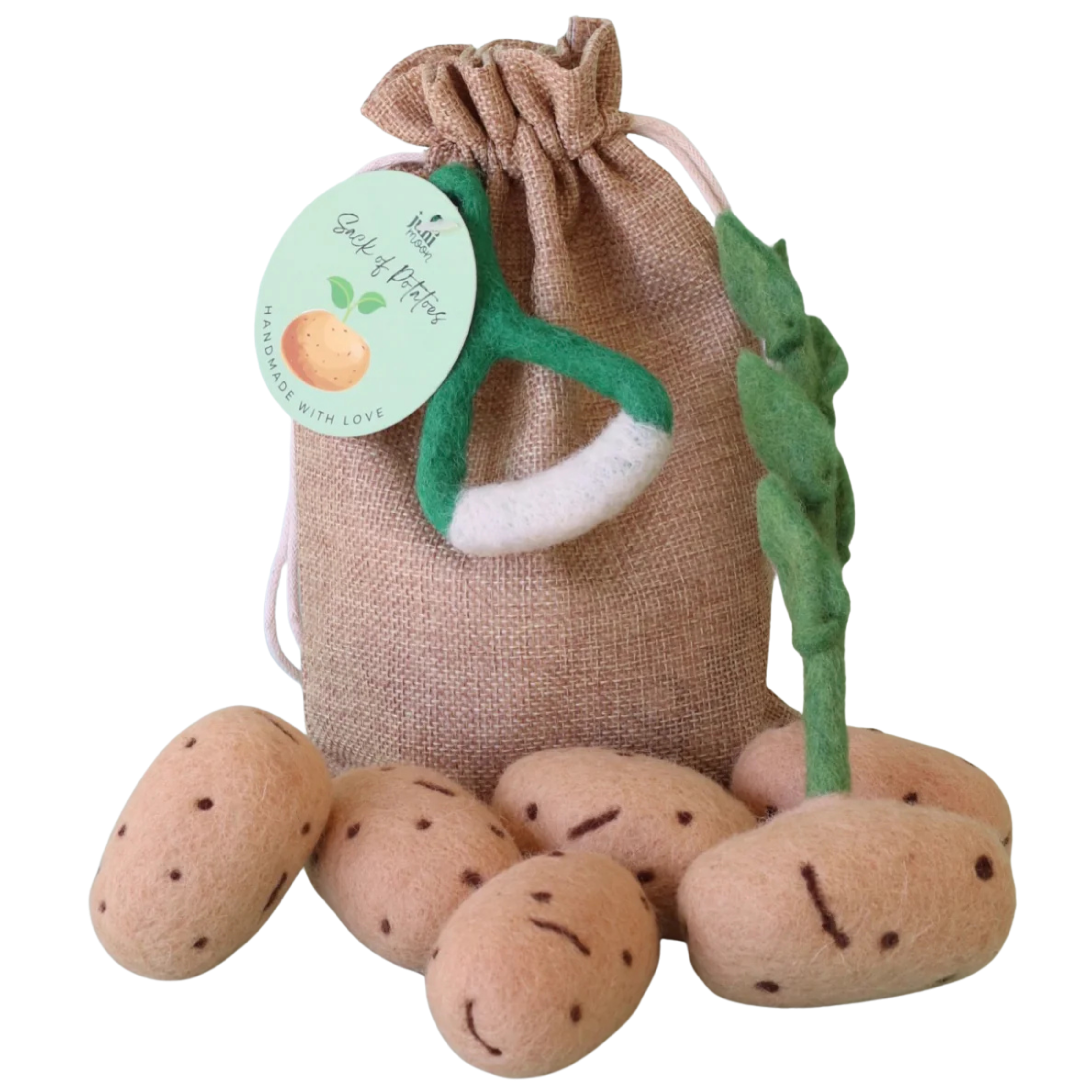 Sack of Potatoes + Peeler Felt Food - Juni Moon