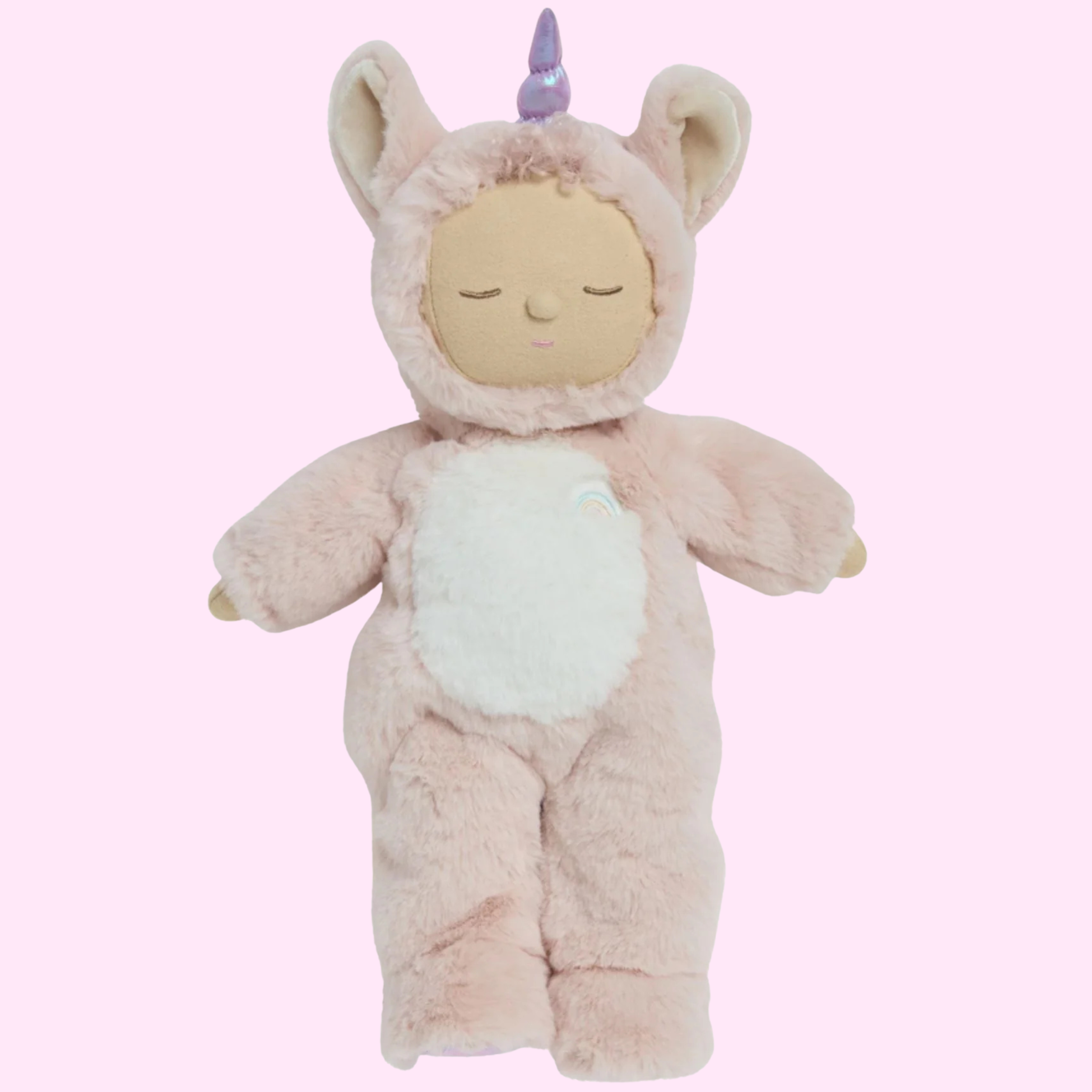 Sugarpie Pink Unicorn Cozy Dinkum Doll - Olli Ella