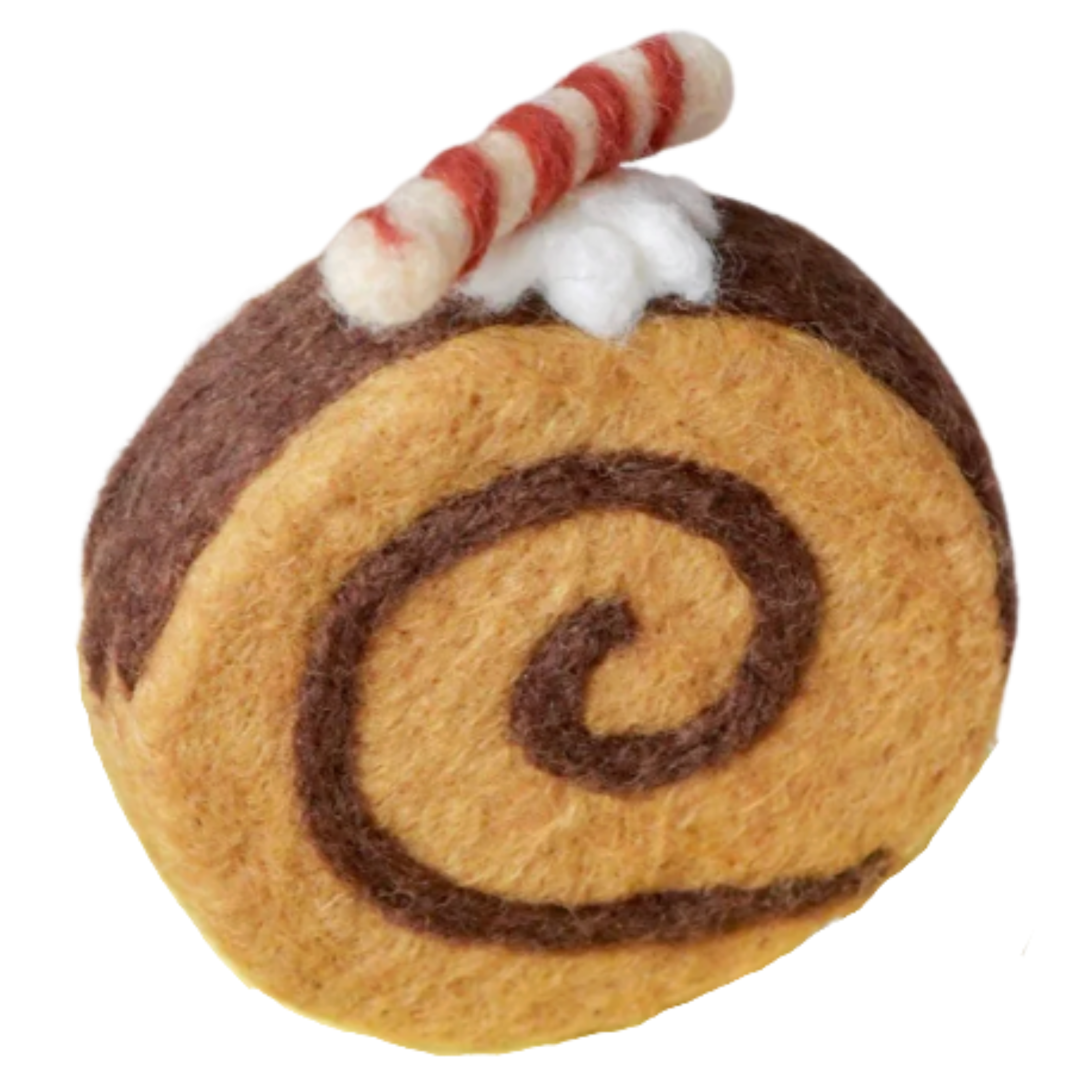 Chocolate Swiss Roll Felt Food - Tara Treasures