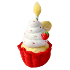 Giant Strawberry Cupcake + Candle Felt Food - Tara Treasures