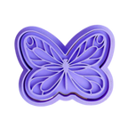 stock image of playdoughc/clay stamp and cutter. Eco-friendly sensory play tool perfect for creative and imaginative play. can also be used for cookies and baking. pictured is butterfly