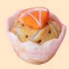 Orange Poppyseed Muffin Felt Food - Juni Moon