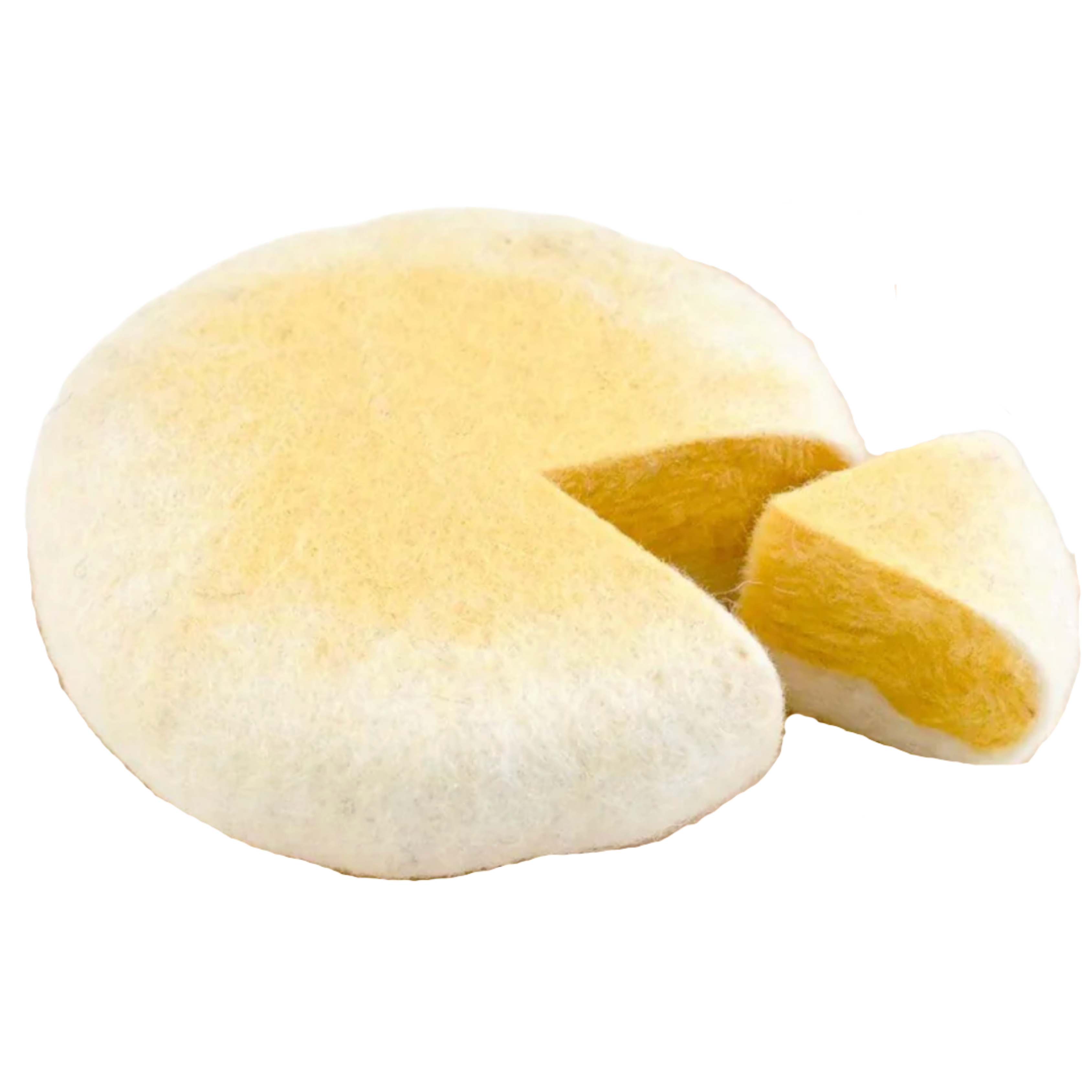 Brie Cheese Wheel Set Felt Food - Tara Treasures