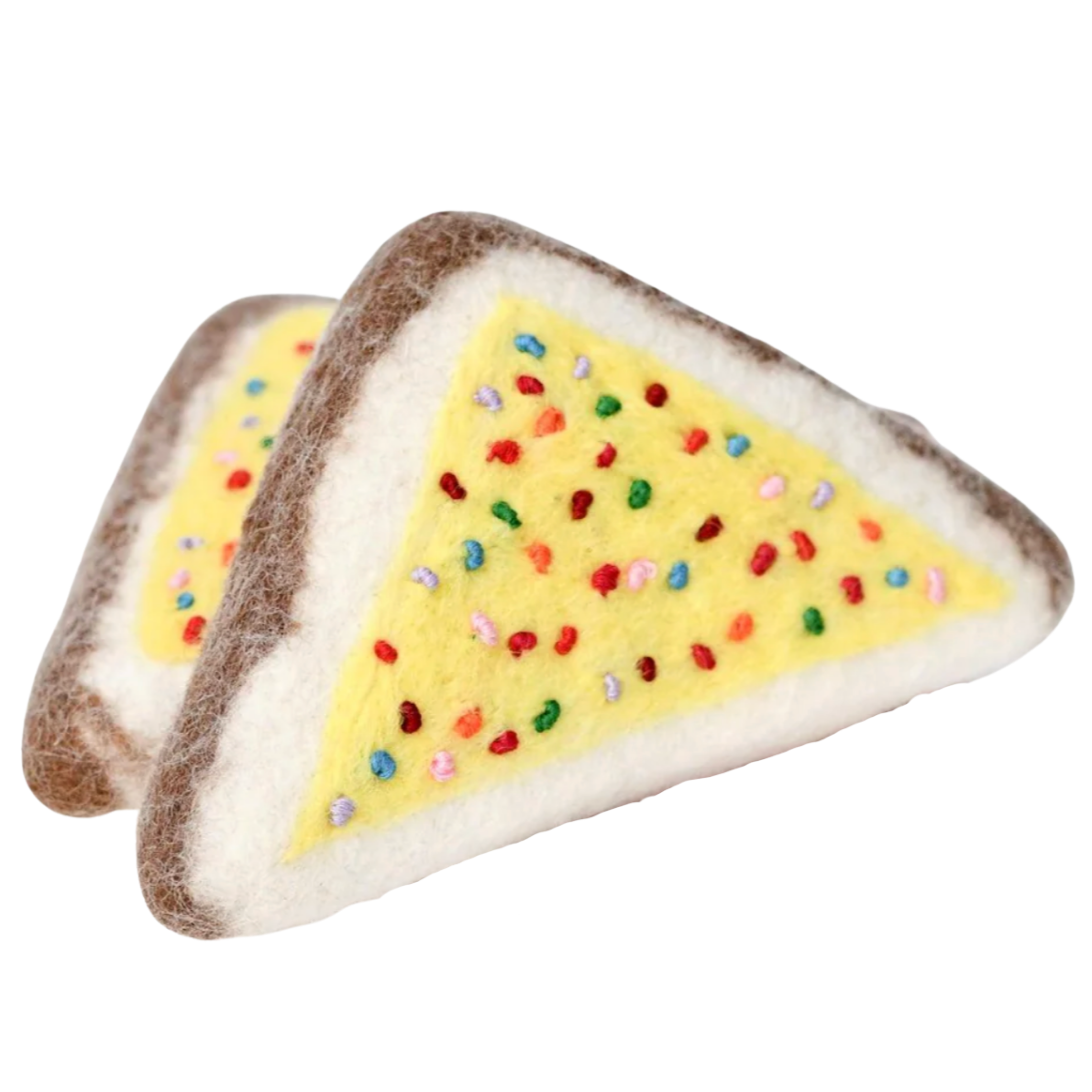 Fairy Bread (Set of 2) Felt Food - Tara Treasures