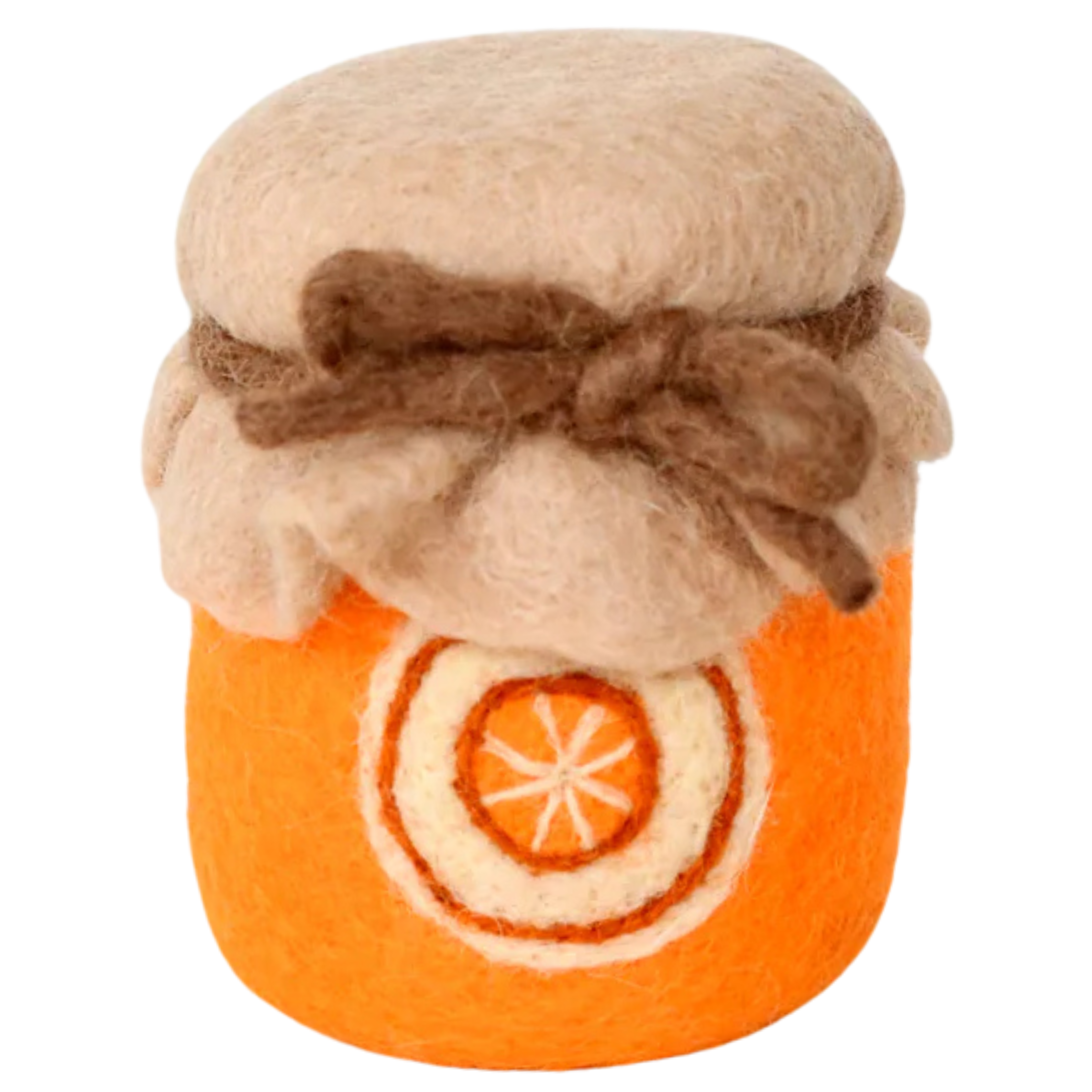 Orange Marmalade Jar Felt Food - Tara Treasures