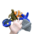 Australian Coral Reef Felt Finger Puppet Set - Tara Treasures