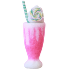 felt lollipop milkshake toy handmade wool pretend play drink colourful Juni Moon