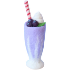 felt blueberry smoothie toy handmade wool pretend play drink Juni Moon