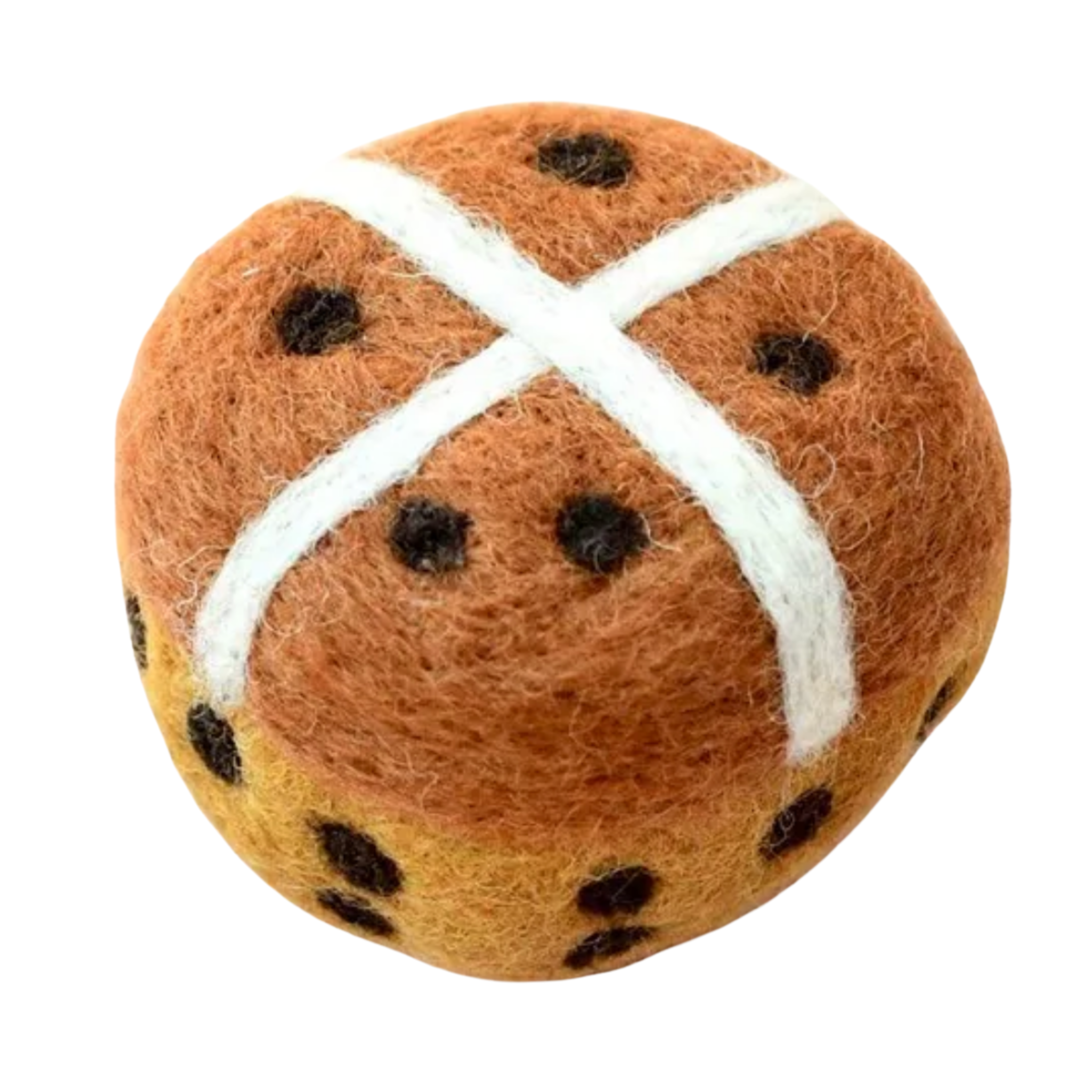 Hot Cross Bun Felt Food - Tara Treasures