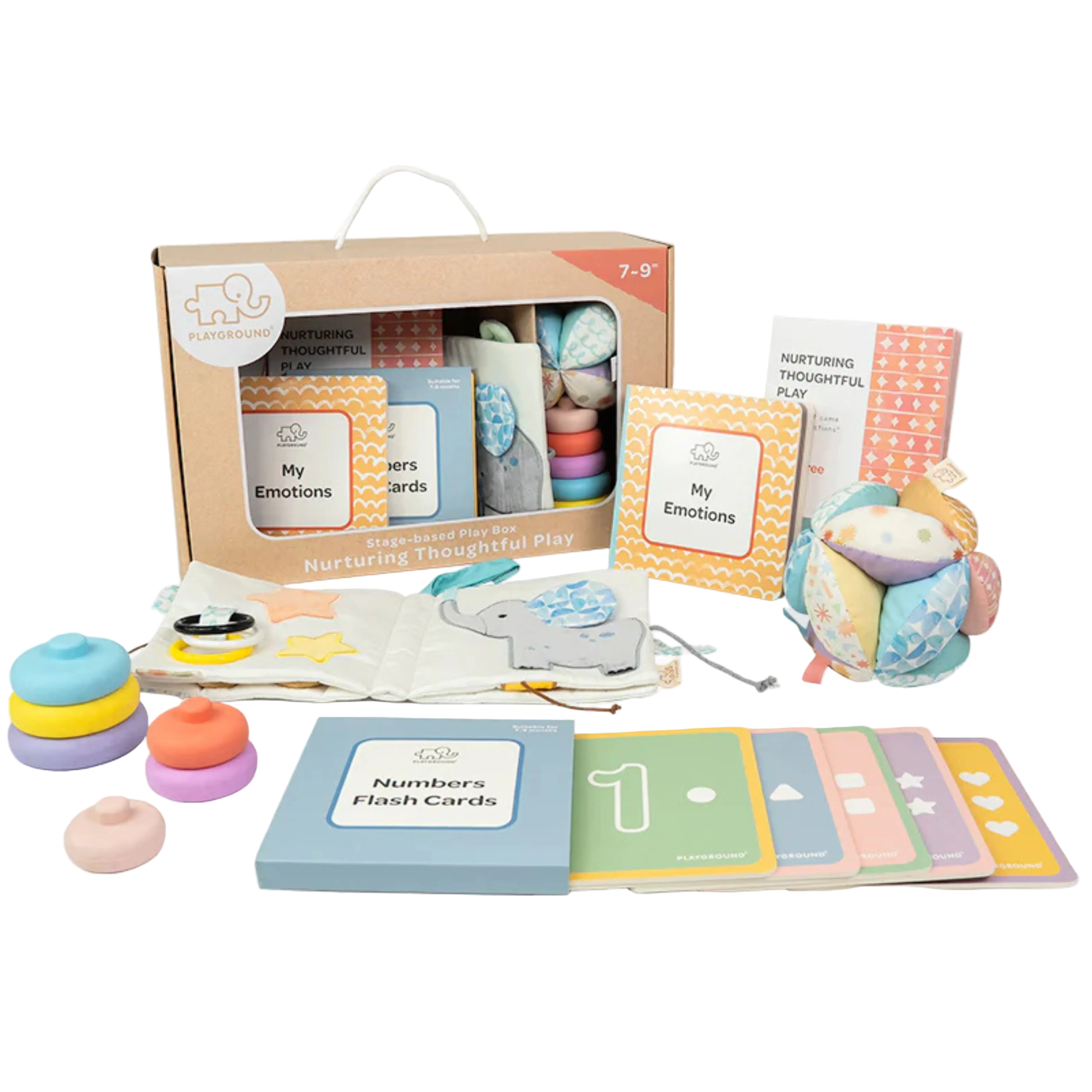 Nurturing Thoughtful Play (7-9m) Playground Box - Living Textiles