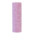 Image of eco textured dough roller designed with fun patterns and to be used with sensory like playdough or can be used for cooking dough. Textured roller is in the pattern bug life