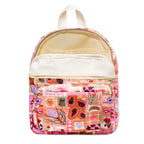 inside view of toddler backpacks, perfect for on the go and have matching accessories. can also be personalised with childs name. this print is amy