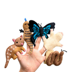 Australian Animals Felt Finger Puppet Set - Tara Treasures
