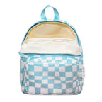 inside view of toddler backpacks, perfect for on the go and have matching accessories. can also be personalised with childs name. this print is harper