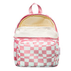 inside view of toddler backpacks, perfect for on the go and have matching accessories. can also be personalised with childs name. this print is isla