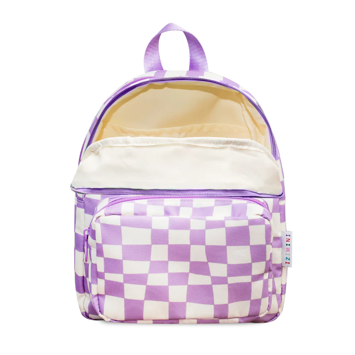 inside view of toddler backpacks, perfect for on the go and have matching accessories. can also be personalised with childs name. this print is ava