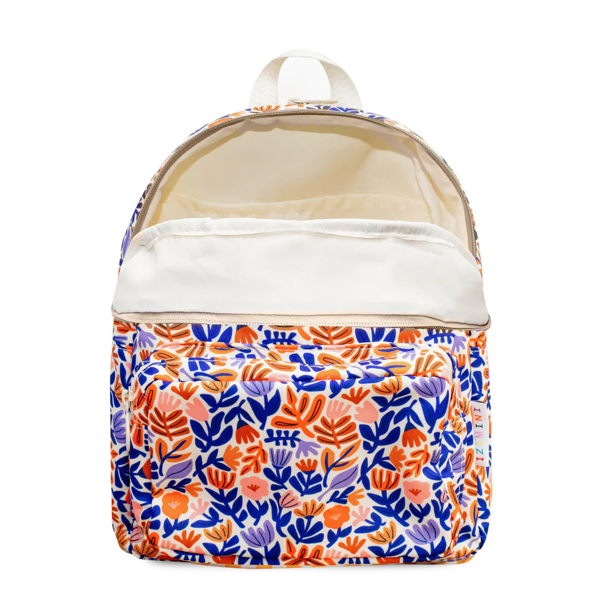inside view of toddler backpacks, perfect for on the go and have matching accessories. can also be personalised with childs name. this print is willow