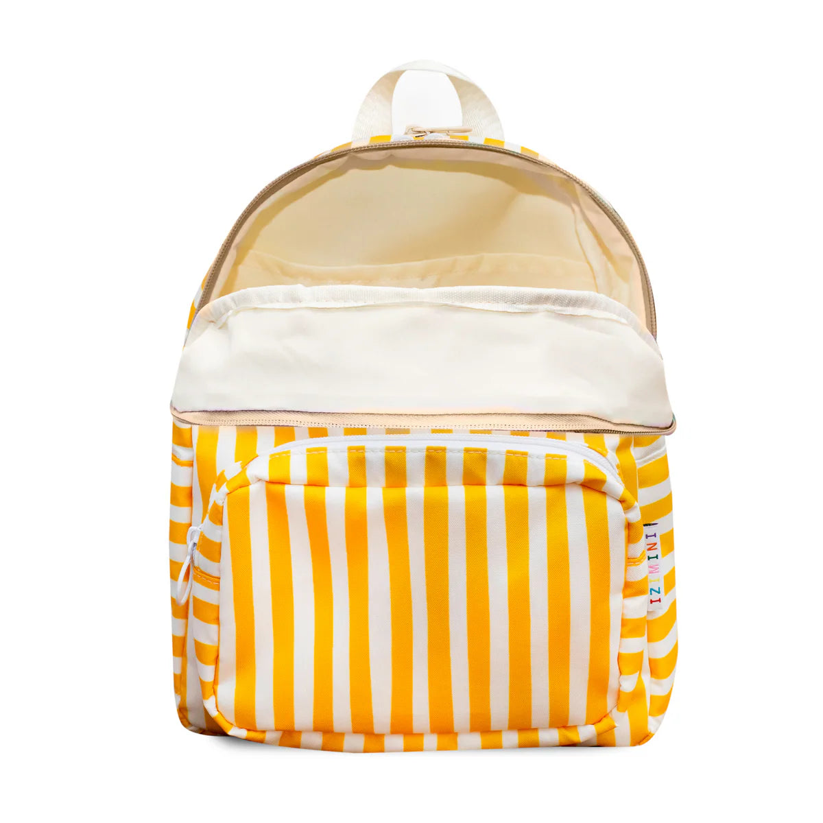 inside view of toddler backpacks, perfect for on the go and have matching accessories. can also be personalised with childs name. this print is brighton