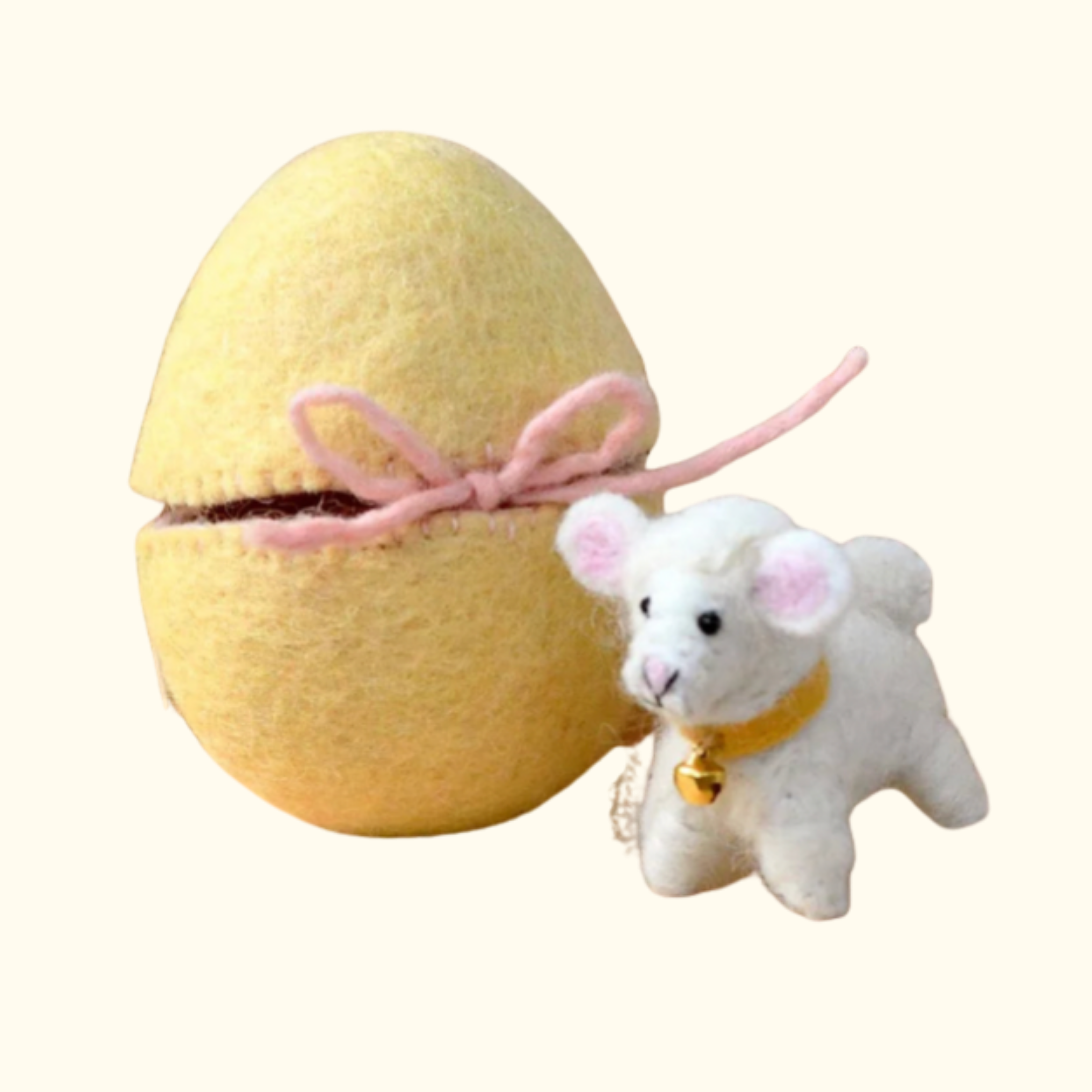 Lamb Felt Surprise Egg - Tara Treasures