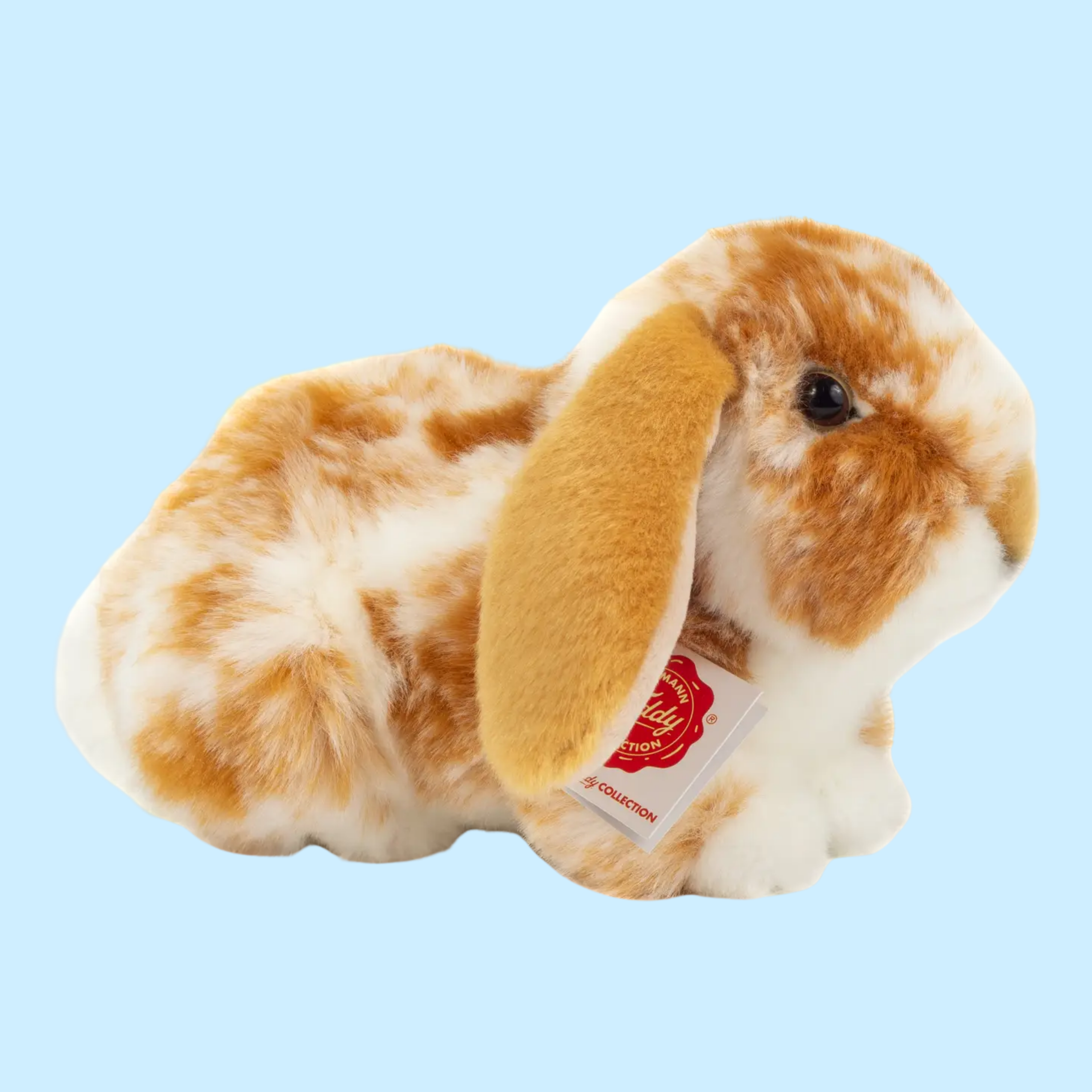 Light Brown/White Lop Bunny Plush Toy - Teddy Hermann