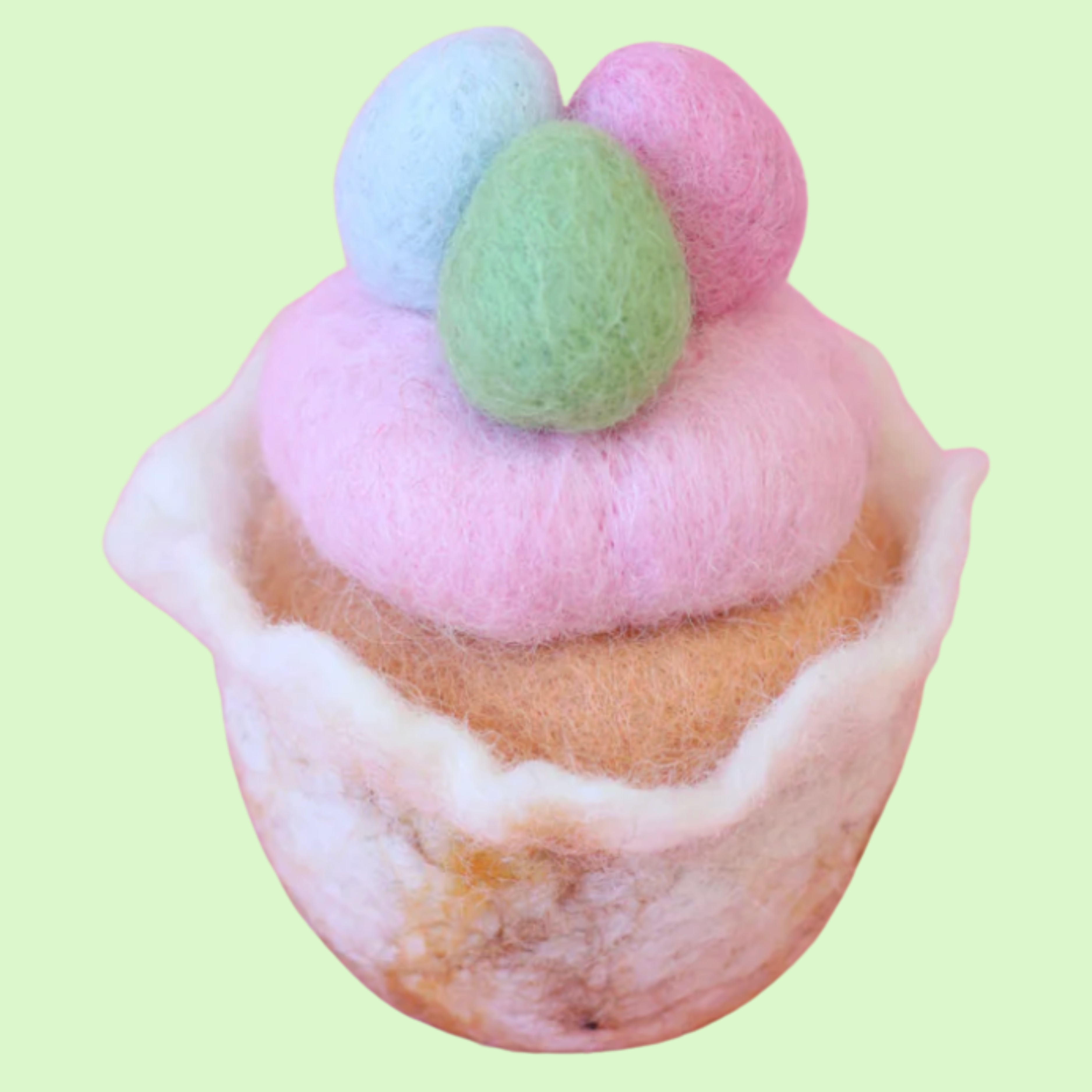 Egg Trio Easter Felt Muffin - Juni Moon