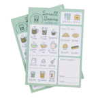 Coffee Shop Pretend Play Notepad - Milk, Thread & Honey