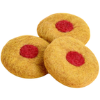 Jam Drop Biscuits (Set of 3) Felt Food - Tara Treasures