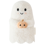 Baby Ghost with Pumpkin hand-knit doll by Cuddle + Kind