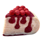 Boysenberry Cheesecake Slice Felt Food - Tara Treasures