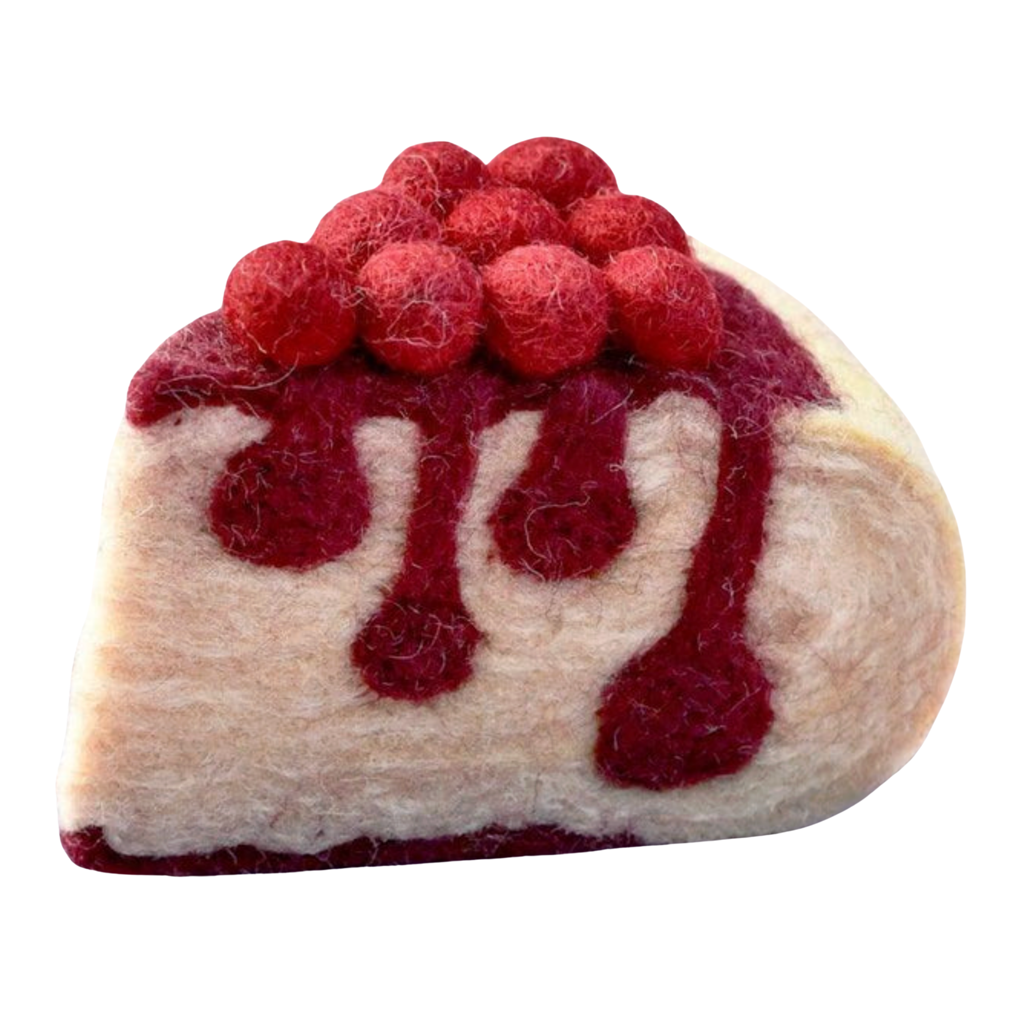 Boysenberry Cheesecake Slice Felt Food - Tara Treasures