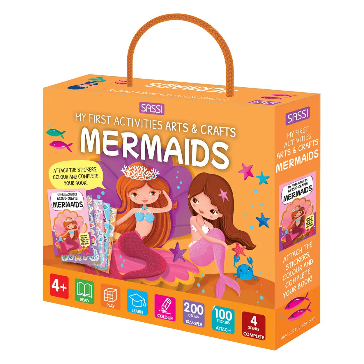 Mermaids Sticker & Activity Kit by Sassi Arts & Crafts