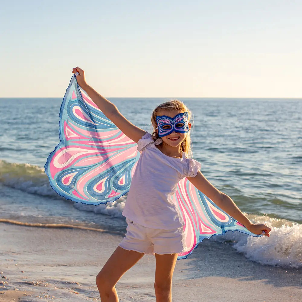 Fortune Fairy Wings & Mask Set - Dreamy Dress Ups