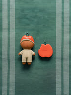 Apple Natural Rubber Teether - We Are Gommu