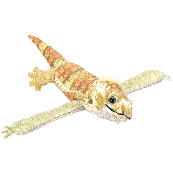 Soft bearded dragon toy with hugging arms