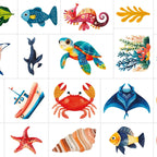 The Sea Temporary Tattoos - Sassi