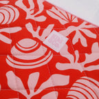Quilted Laptop Sleeve | Red Shell