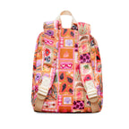 back view of toddler backpacks, perfect for on the go and have matching accessories. can also be personalised with childs name. this print is amy