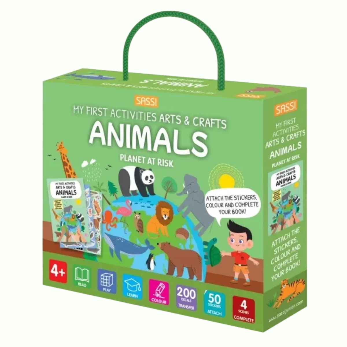 Animals Sticker & Activity Kit - Sassi Arts & Crafts