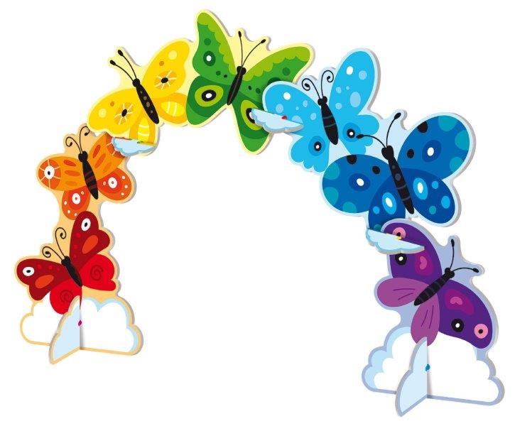 Kids butterfly activity box with colouring and stickers