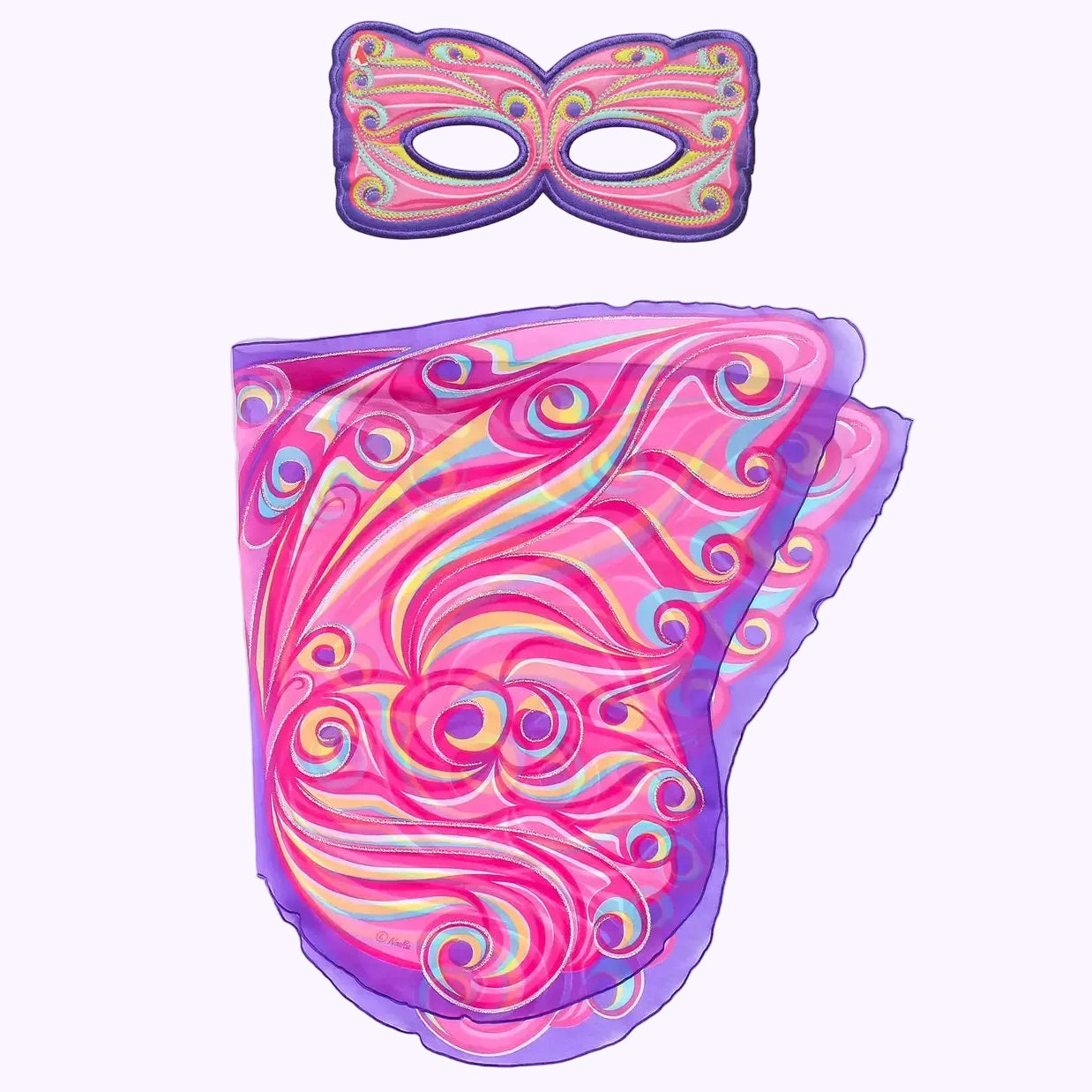 Fantasy Butterfly Wings & Mask Set - Dreamy Dress Ups