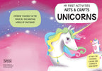 Children's unicorn sticker and colouring activity set