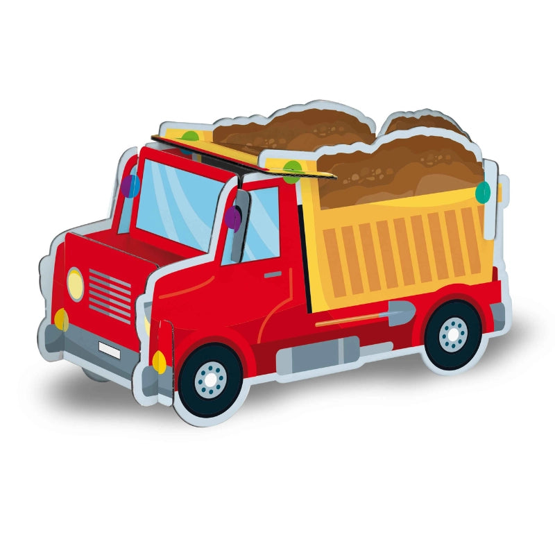 Creative vehicle themed arts and crafts kit