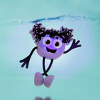 Lumi Purple Glo Pal Character Light Up Cubes - Jellystone Designs