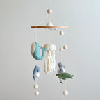 Jellyfish Felt Baby Cot Mobile - Ganapati