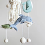 Jellyfish Felt Baby Cot Mobile - Ganapati