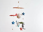 Ganapati Sea Life Felt Baby Mobile nursery décor with handcrafted wool felt marine animals