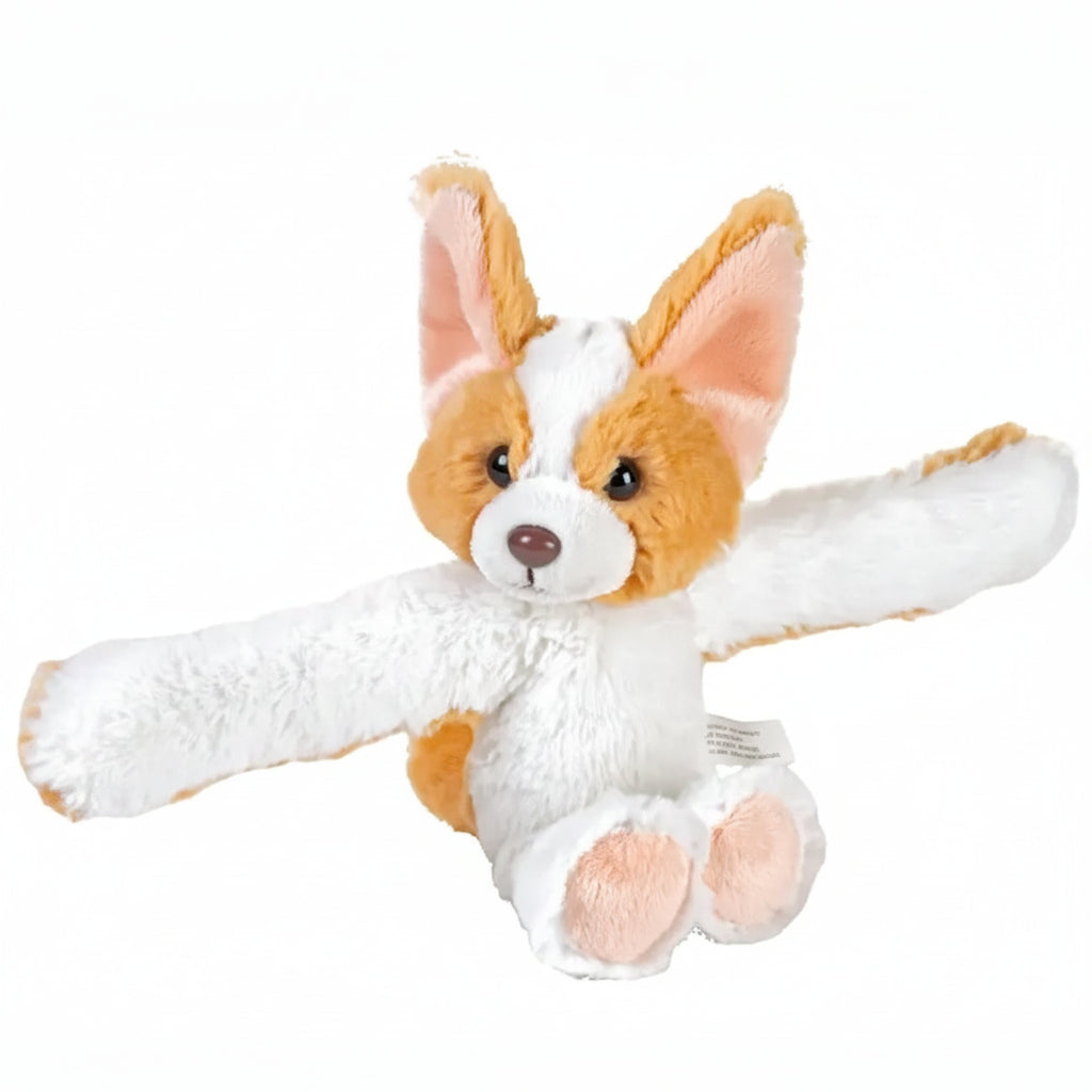 Corgi Huggers plush toy snap band by Wild Republic
