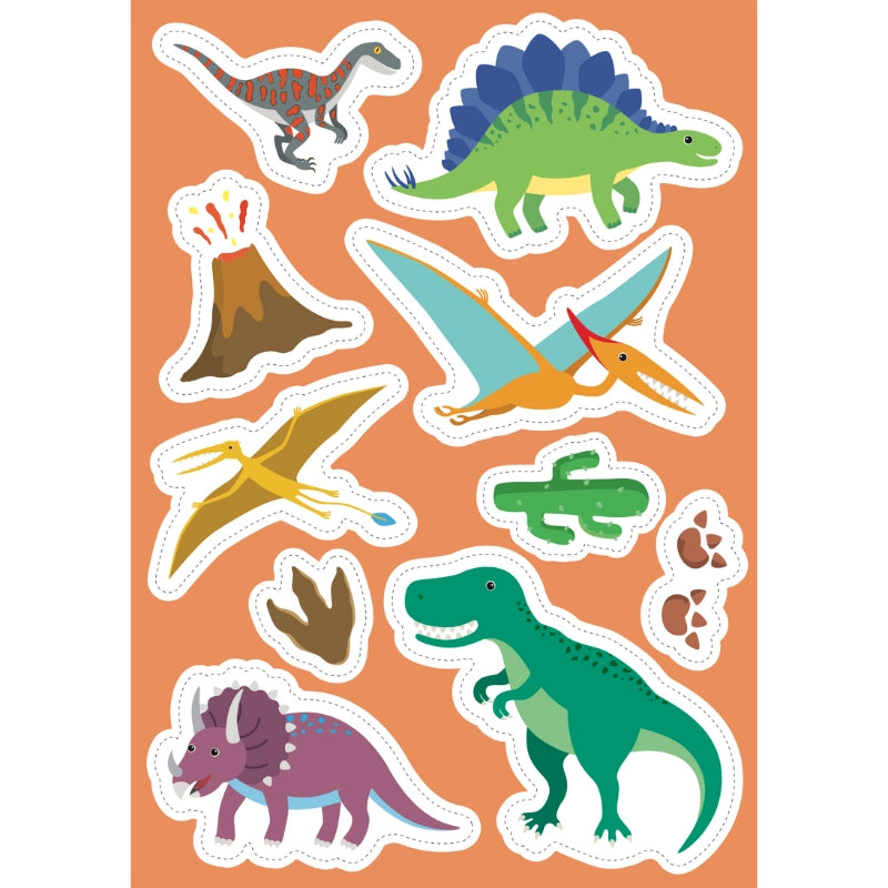 Prehistoric themed colouring and craft box
