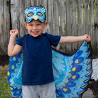 owl dress up costume wings and mask set